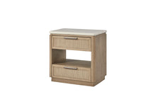 Load image into Gallery viewer, Trilogy - Two Drawer Nightstand With Rope Fronts - Toffee
