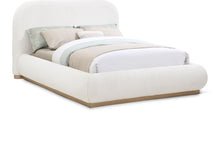 Load image into Gallery viewer, Vaughn - Boucle Bed With Natural Base
