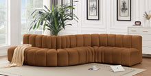 Load image into Gallery viewer, Arc - Velvet 6 Piece Curved Modular Sofa - Saddle

