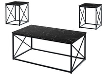 Load image into Gallery viewer, Table Set, Coffee, End, Side, Accent, Living Room, Marble Look Laminate, Contemporary &amp; Modern (Set of 3)
