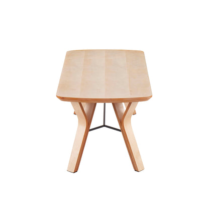 Folia - Mid-Century Modern Bench - Natural - Ego Home Furniture