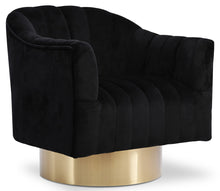 Load image into Gallery viewer, Farrah - Accent Chair with Gold Base
