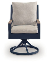 Load image into Gallery viewer, East Beach - Swivel Chair With Cushion (Set of 2) - Blue
