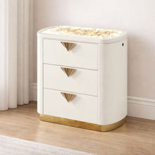 Load image into Gallery viewer, La Pierre - 3 Drawer Nightstand - Beige
