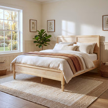 Load image into Gallery viewer, Classic Platform Bed Frame With Panel Headboard
