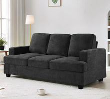 Load image into Gallery viewer, Modern Sofa, Comfortable 3 Seater Couch With Deep Seating, Loose Back Cushions, Wide Arms
