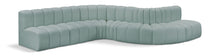 Load image into Gallery viewer, Arc - Faux Leather 7 Piece Modular Sofa
