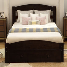 Load image into Gallery viewer, Platform Bed Frame With Storage Drawer And Wood Slat Support No Box Spring Needed
