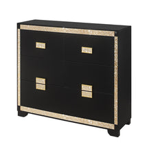 Load image into Gallery viewer, Lively - Dresser With Glitter Detail And Thick Bar Handle Hardware - Black
