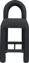 Load image into Gallery viewer, Amari - Vegan Leather and Boucle Fabric Stool

