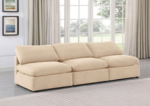 Load image into Gallery viewer, Indulge - Velvet 3 Seat Modular Armless Sofa
