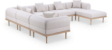 Load image into Gallery viewer, Laguna - 7 Piece Resilient Water Resistant Fabric 142" Upholstered Outdoor Patio Modular Sectional
