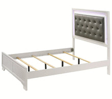 Load image into Gallery viewer, Crown Mark Furniture Lyssa Queen Upholstered Bed in White B4310-Q
