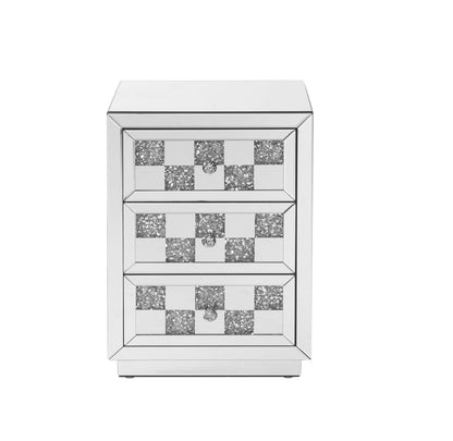 Noralie - Accent Table - Silver - Glass