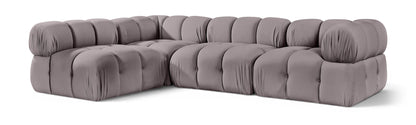 Orin - Fabric Velvet 4 Piece Modular Sectional