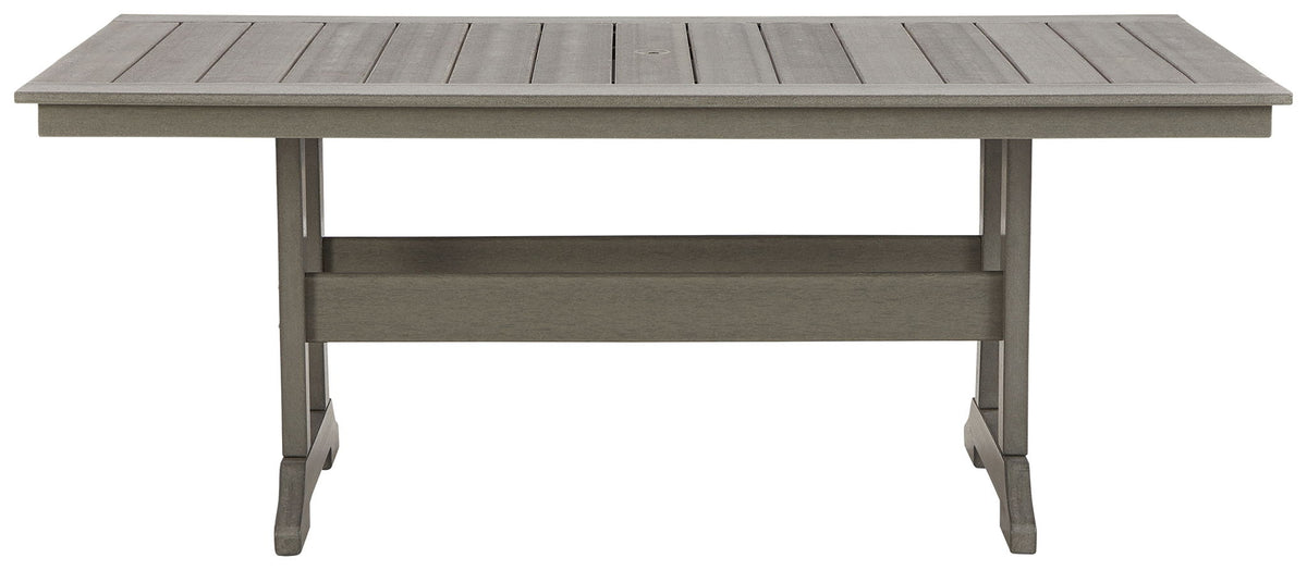 Visola - 7 Pc. - Dining Set with 6 Chairs - Gray