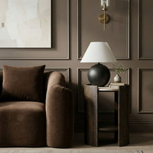 Load image into Gallery viewer, Solstice - Travertine And Mango Wood Table
