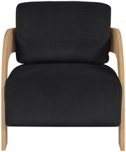 Load image into Gallery viewer, Cedra - Velvet Performance Fabric Upholstered Accent Chair - Natural Frame
