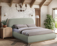 Load image into Gallery viewer, Vaughn - Chenille Bed With Natural Base

