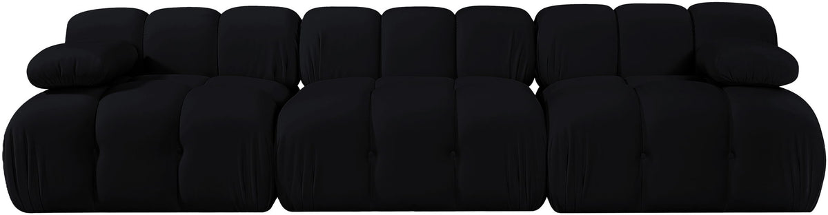Orin - Velvet 3 Piece Modular Sofa