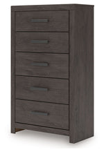 Load image into Gallery viewer, Prendonea - Five Drawer Chest - Charcoal

