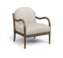Load image into Gallery viewer, Helmsley - Performance Fabric Upholstered Accent Chair - Brown Frame
