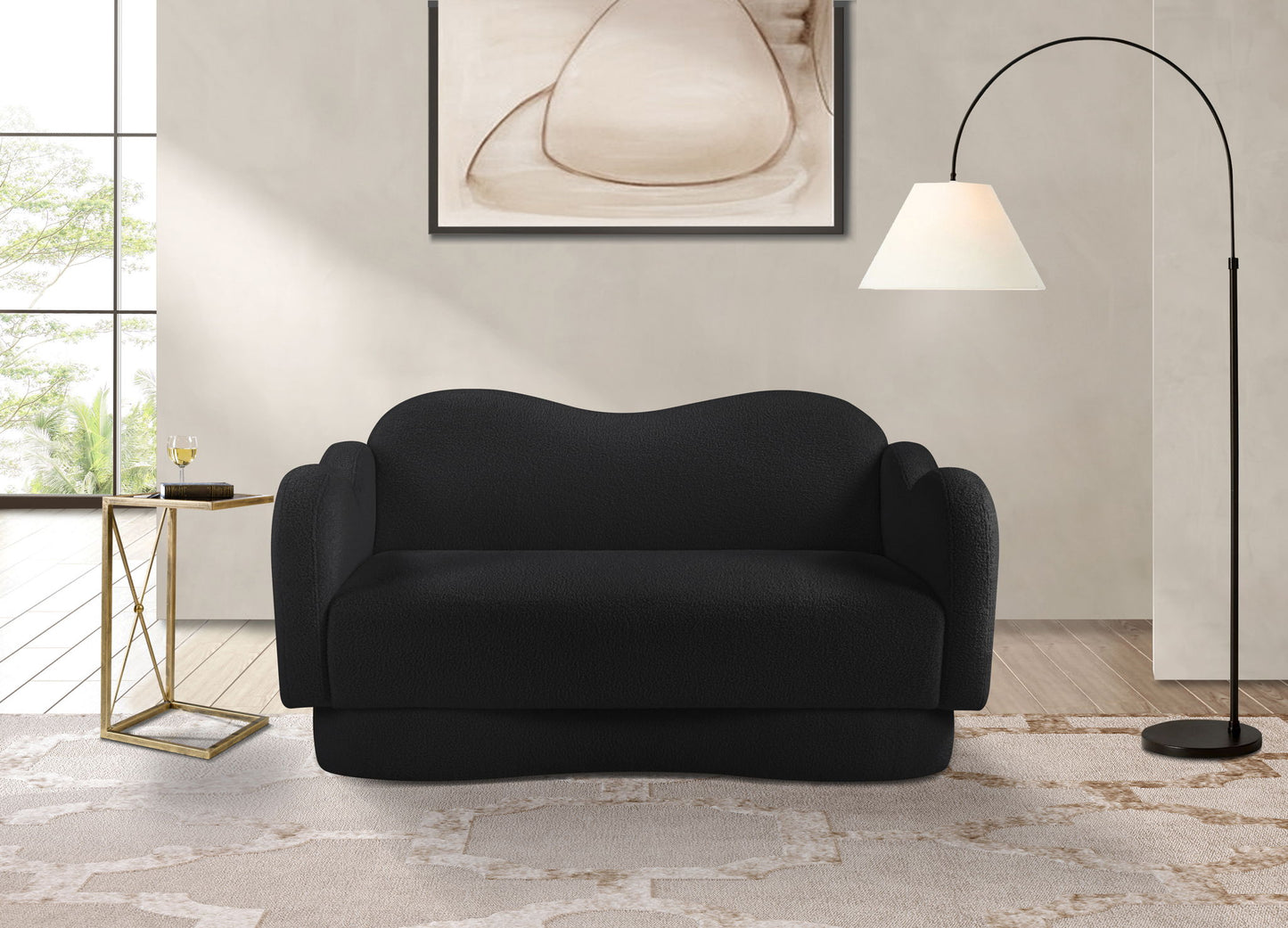 Bloom - Teddy Fabric Loveseat