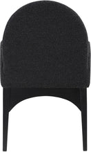 Load image into Gallery viewer, Waldorf - Boucle Dining Arm Chair With Black Legs
