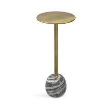 Load image into Gallery viewer, Melene - Side Table - Gray / Gold

