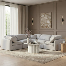 Load image into Gallery viewer, Indulge - Linen 5 Piece Modular Corner Sectional
