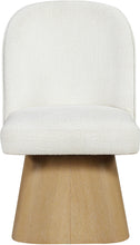 Load image into Gallery viewer, Marlowe - Linen Textured Fabric Upholstered Swivel Dining Side Chair - Stained Natural
