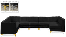 Load image into Gallery viewer, Alina - 8 Piece Velvet Modular Sectional
