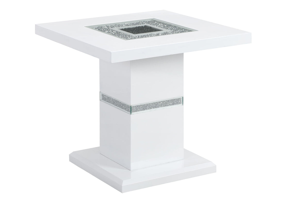 Monaco - End Table Column - White