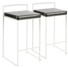 Load image into Gallery viewer, Fuji - Simple Elegance, Contemporary Stackable Counter Stool
