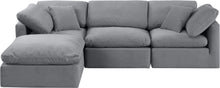 Load image into Gallery viewer, Indulge - Velvet 4 Piece Modular Sectional With Chaise
