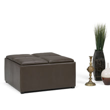 Load image into Gallery viewer, Avalon - Square Coffee Table, Storage Ottoman
