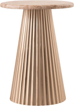 Load image into Gallery viewer, Cindra - Genuine Marble Top And Iron Base Table
