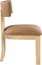 Load image into Gallery viewer, Lavrin - Vegan Leather Dining Side Chair (Set of 2) - Natural Base

