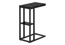 Load image into Gallery viewer, Accent Table, C - Shaped, Marble Look Contemporary &amp; Modern Convenient Design
