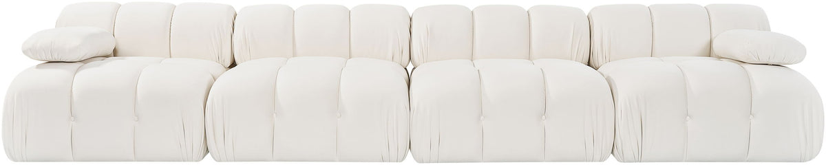 Orin - Velvet 4 Piece Modular Sofa
