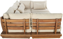 Load image into Gallery viewer, Mirella - 6 Piece Water Resistant Fabric Upholstered Outdoor Patio Modular Sectional
