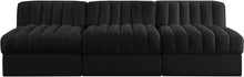 Load image into Gallery viewer, Rummi - Velvet Performance Fabric Upholstered 3 Piece Modular Armless Sofa
