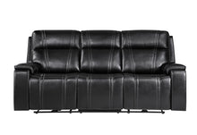 Load image into Gallery viewer, U8880 - Power Reclining Sofa With Armrest Cupholder, DDT With Watch Charger - Black
