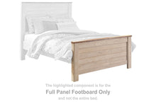 Load image into Gallery viewer, Willowton - Full Panel Footboard - Whitewash
