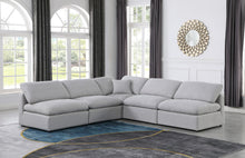Load image into Gallery viewer, Indulge - Linen 5 Piece Modular Corner Armless Sectional

