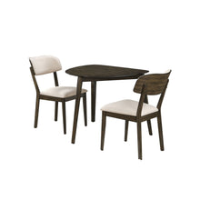 Load image into Gallery viewer, Rex - Guitar Pick Corner Table With 2 Chairs - Dark Brown

