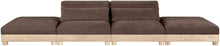 Load image into Gallery viewer, Turin - Chenille Fabric Upholstered Modular Sectional - Brown
