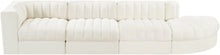 Load image into Gallery viewer, Rummi - Velvet Performance Fabric Upholstered 4 Piece Modular Sectional With Reverse Corner Chair
