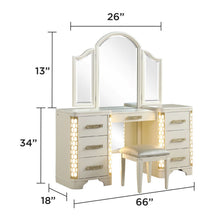 Load image into Gallery viewer, Jasmine - LED Bedroom Set
