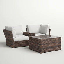 Load image into Gallery viewer, Comfortable Modern Patio Rattan Sectional Set With Cushions

